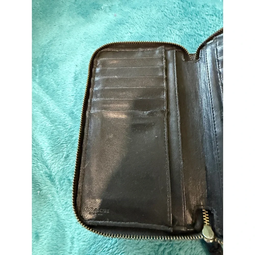 Coach pebbled leather